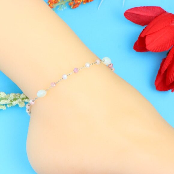 Elegant Handmade Anklet – Perfect for Women & Girls | Ideal Gift Option, DYC1448 - Picture 4 of 9